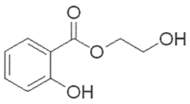 Sturkturformel 2-Hydroxyethylsalicylat antirheumatischer, entzuedungshemmender GMP-Wirkstoff